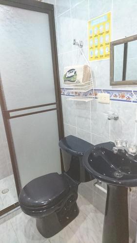 Koupelna v ubytování Apartamento Rosita