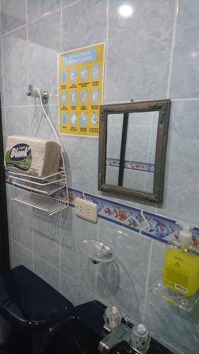 Koupelna v ubytování Apartamento Rosita