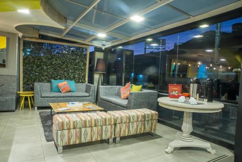 Posezení v ubytování Hotel City Bog Usaquén