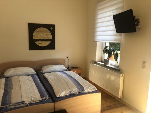 Krevet ili kreveti u jedinici u okviru objekta Ferienwohnung Münch
