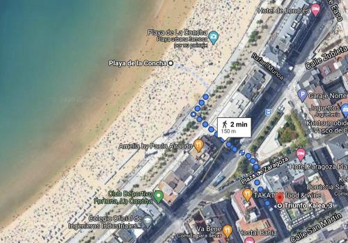 Apartamento Amplio y Central a pie de Playa la Concha