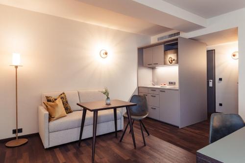 Posezení v ubytování Boutique Hotel das TSCHOFEN
