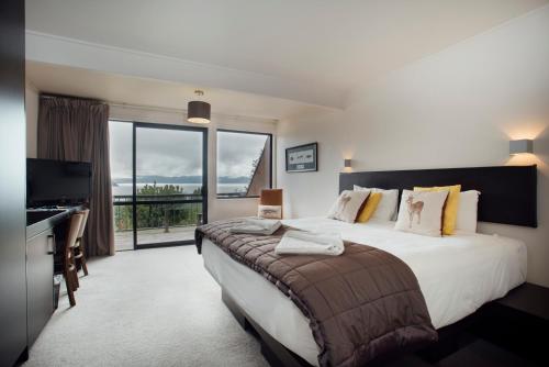 Hawea Hotelにあるベッド