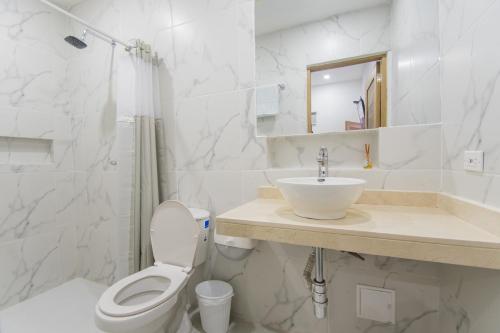 Koupelna v ubytování Stanza Hotel Sincelejo