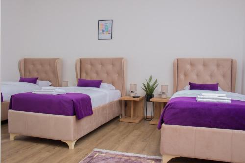 Ένα ή περισσότερα κρεβάτια σε δωμάτιο στο Motel KVELE