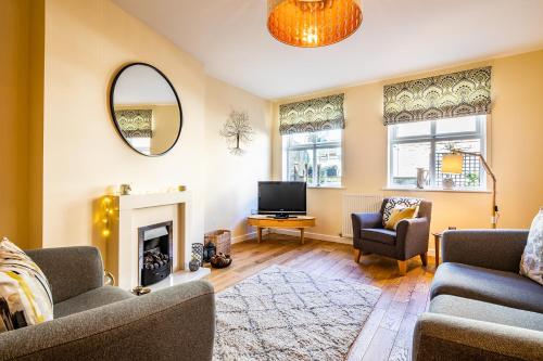 Posezení v ubytování Buxton centre cosy cottage with free secure parking