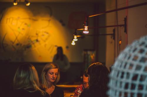 a group of women sitting in a room at Hotel Credible in Nijmegen