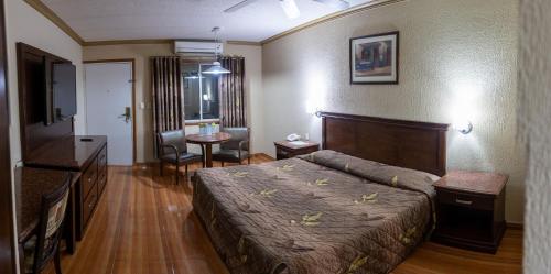 Krevet ili kreveti u jedinici u objektu Hotel San Martin