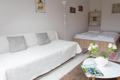 Posteľ alebo postele v izbe v ubytovaní AIDA Sport Apartman