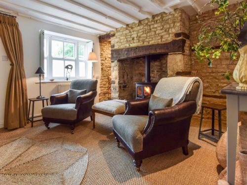 Et opholdsområde på Browns Cottage