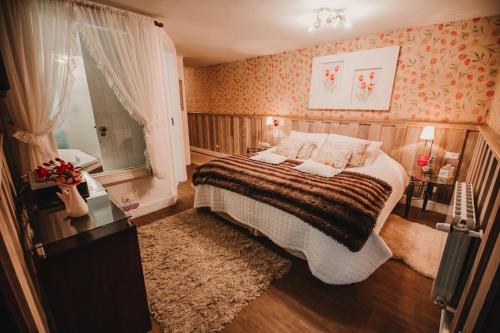 Postel nebo postele na pokoji v ubytování Chateau La Villette