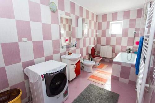 Phòng tắm tại Casa Prundari Nicu și Mirela