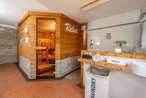 Kúpeľňa v ubytovaní Appartements-Pension Lindenheim