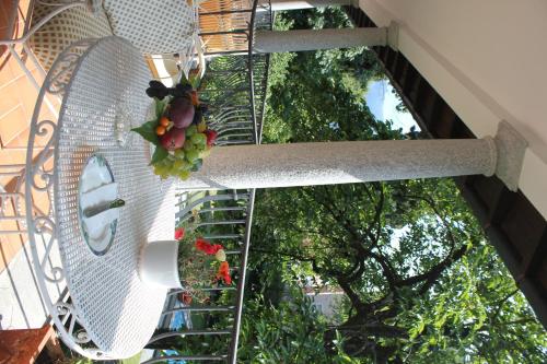 a view of a tree from the top of a building at Villa Olevano in Ascona