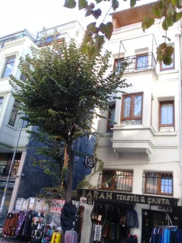 イスタンブールにあるBaran Home Apartsの店前の木の建物