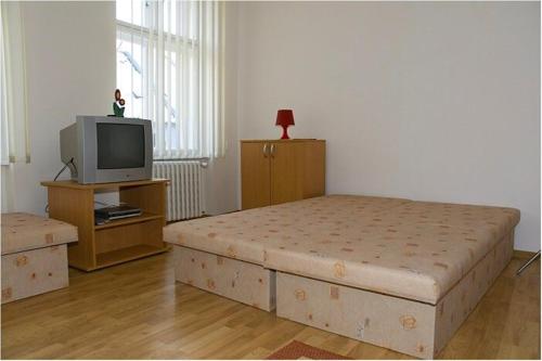 TV a/nebo společenská místnost v ubytování Hyde Park Hostel