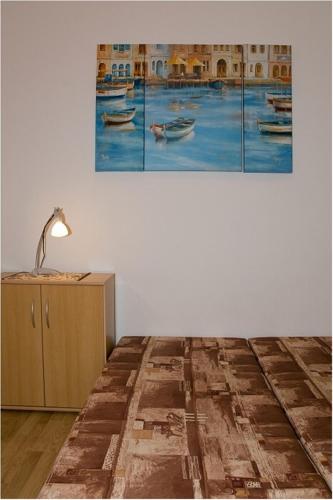Ένα ή περισσότερα κρεβάτια σε δωμάτιο στο Hyde Park Hostel