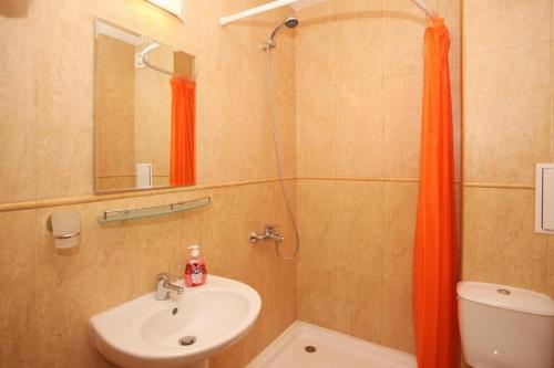 Koupelna v ubytování Sofia Apartments in Sunny Residence