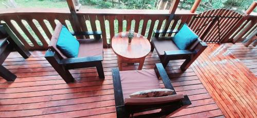 Ruang duduk di Cabana Ancutei
