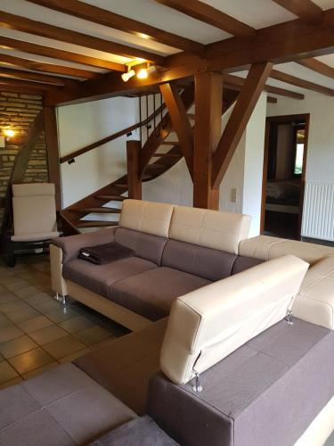 Zona de estar de Raidillon - gîte 5 chambres