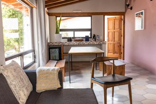 Dapur atau dapur kecil di Hotel Boutique Unico Avandaro