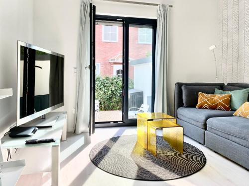 modernes Apartment, Terrasse und Garten am Lilienthalpark im Südwesten Berlins photo 26