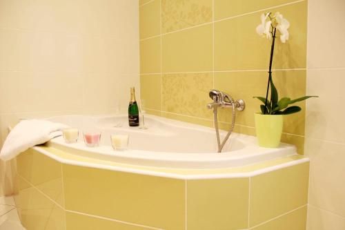 Koupelna v ubytování Černý Kocour Apart hotel