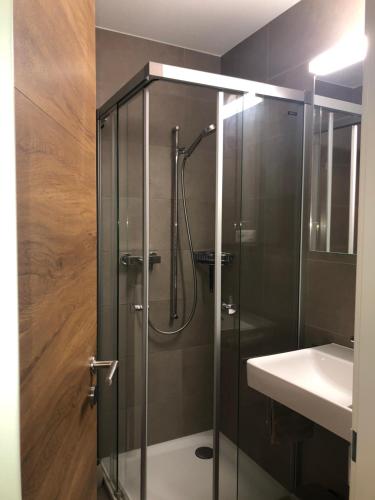 Koupelna v ubytování Wohnung Haus St. Martin