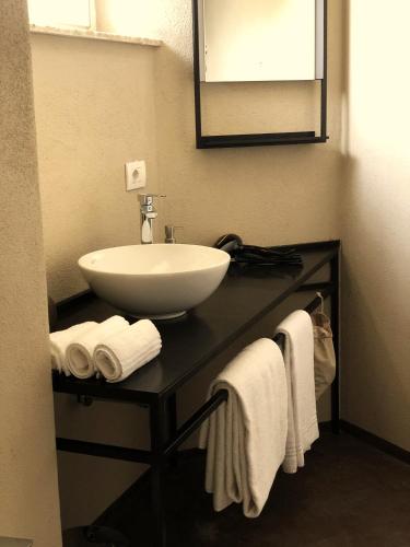 Ένα ή περισσότερα κρεβάτια σε δωμάτιο στο Da Steu Rooms