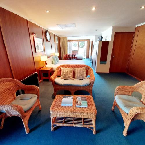 Χώρος καθιστικού στο Point Lonsdale Guest House
