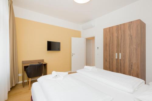 Katil atau katil-katil dalam bilik di Vienna Stay Apartments or Rooms 1050
