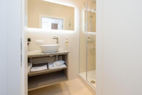 Bilik mandi di Vienna Stay Apartments or Rooms 1050