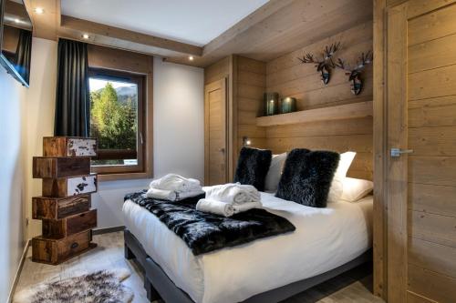 Katil atau katil-katil dalam bilik di Mammoth Lodge by Alpine Resorts