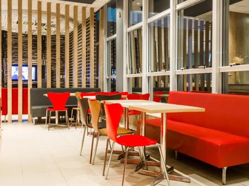 Posezení v ubytování ibis Uberaba