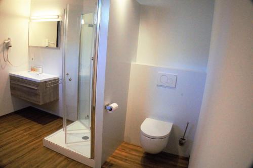Koupelna v ubytování Hotel Wahlmüller
