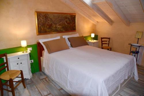 Llit o llits en una habitació de Portale dei Soli - Room & Breakfast