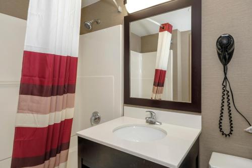 Bathroom sa Red Roof Inn & Suites Newburgh - Stewart Airport