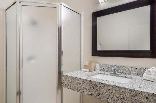 Phòng tắm tại Red Roof Inn Fort Worth - Saginaw