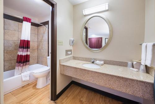 Red Roof Inn Columbus - Grove City 욕실