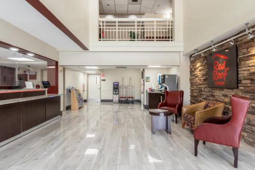 Χώρος καθιστικού στο Red Roof Inn El Paso West