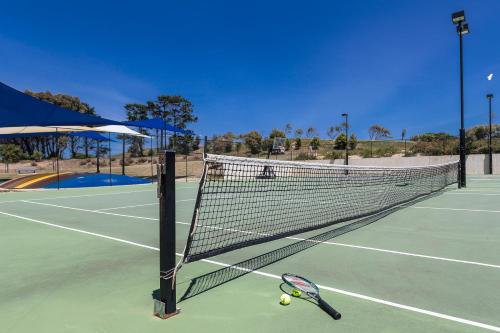 a tennis net on a tennis court at RACV Torquay Resort in Torquay