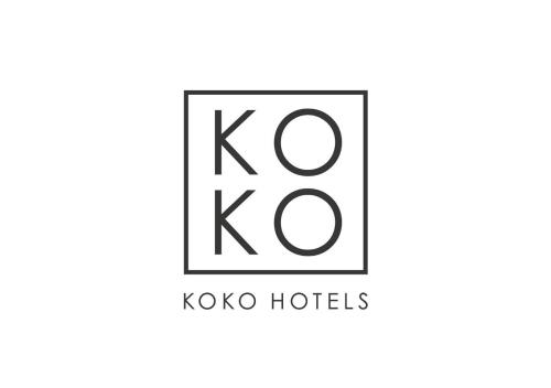 a black and white logo for koko hotels at KOKO HOTEL Sapporo Ekimae in Sapporo