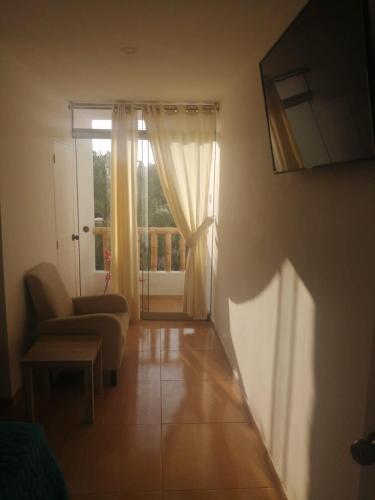 Χώρος καθιστικού στο Paracas Guest House