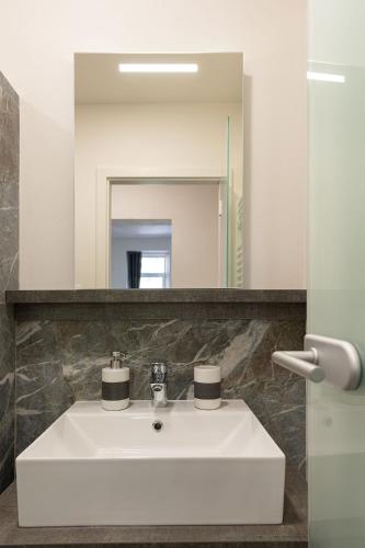 Ένα μπάνιο στο Apartsee Wellness Plzeň
