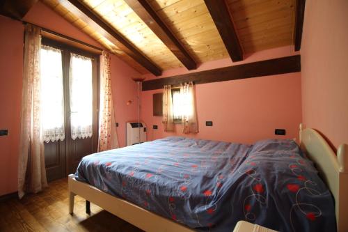 Postel nebo postele na pokoji v ubytování La terrazza