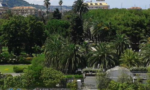 Κήπος έξω από το Hotel La Palazzina