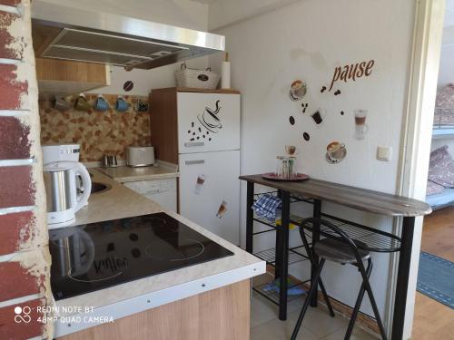 Köök või kööginurk majutusasutuses TS Monteurzimmer