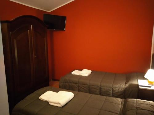 Un pat sau paturi într-o cameră la HOTEL B&B RESORT Fonte La Castellana