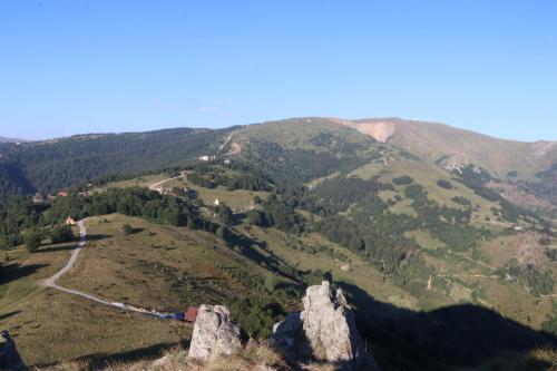 a view from the top of a mountain at Vikendica Vila Despotovic in Kopaonik