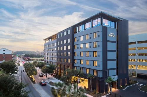 an overhead view of a building with a street at Hotel Indigo Tallahassee - Collegetown by IHG in Tallahassee